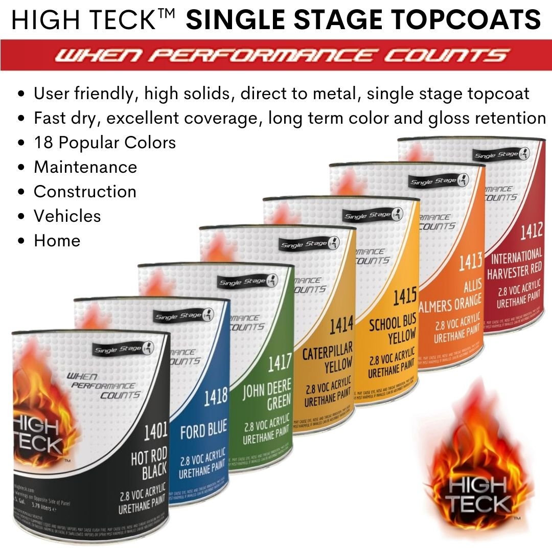 Why High Teck Single Stage Topcoat Paints are so Popular for DIY Projects - Eagle National Supply