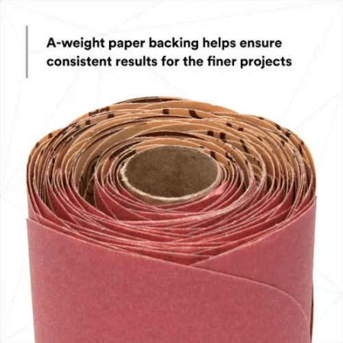 3M 01109 6" 320 Grit Red PSA Abrasive Disc, 100 per Roll