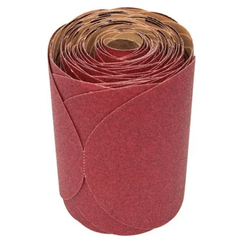 3M 01109 6" 320 Grit Red PSA Abrasive Disc, 100 per Roll