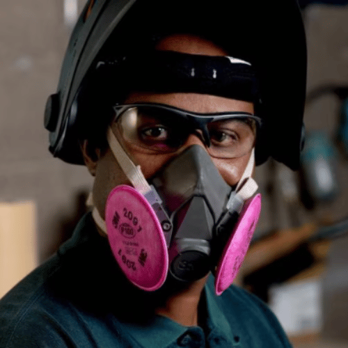 3M 07000 2091 Pink Particulate Filter, Pack of 2