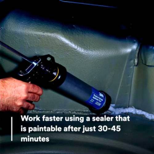 3M 08361 1-Part Gray Urethane Seam Sealer, 10.4 oz Foil Pack