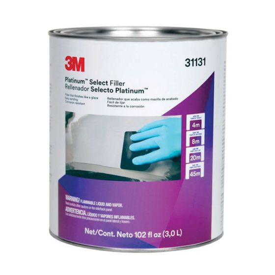 3M™ Platinum™ 31131 Body Filler, 1 gal Can, Lavender