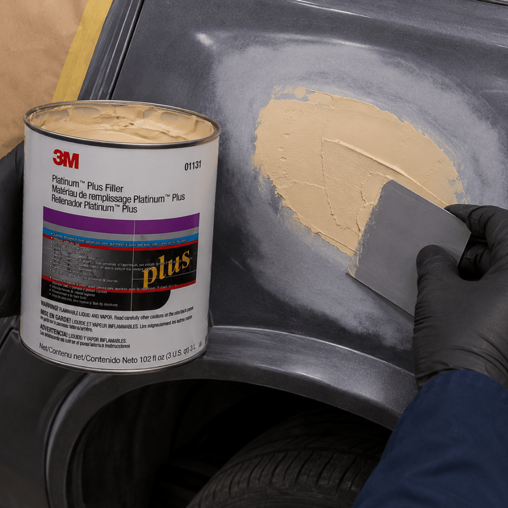 3M™ Platinum™ Plus 01131 Premium Body Filler, 1 gal