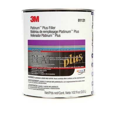 3M™ Platinum™ Plus 01131 Premium Body Filler, 1 gal