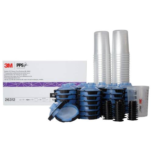 3M PPS 2.0 13.5 oz Midi Lid and Liner Kit, 26312, 125 Micron Filter