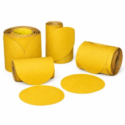 3M™ Stikit™ 6 in Gold Abrasive Disc Roll, No Hole | 100 per Roll