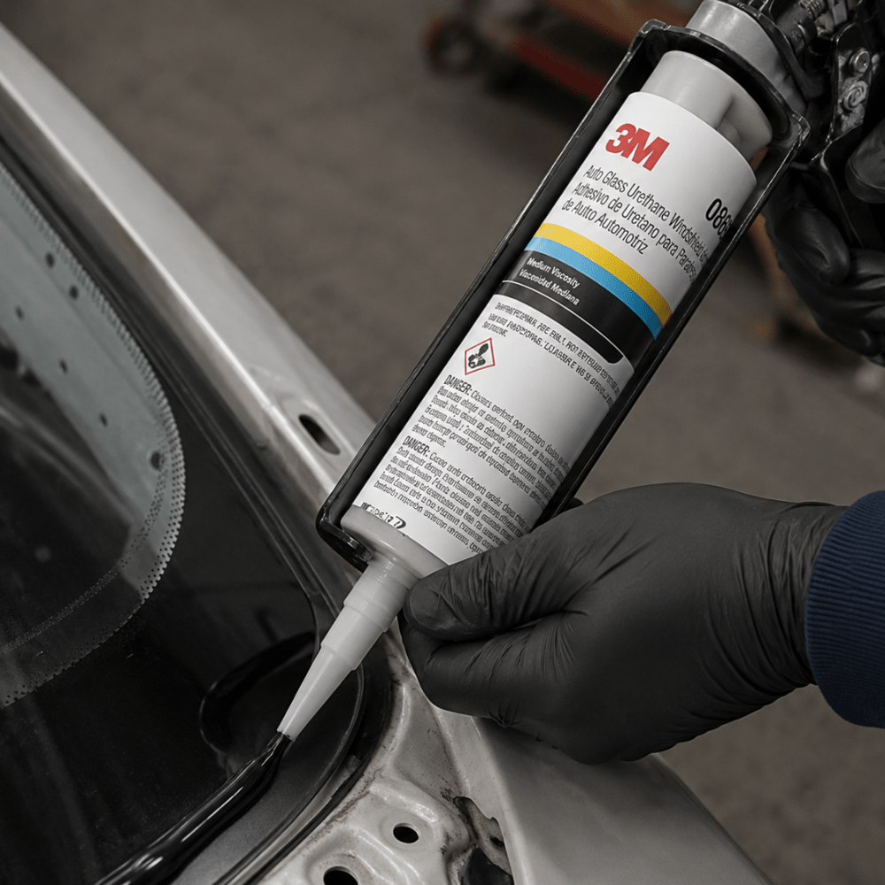 3M Window Weld 08693 Black Adhesive, 10.5 fl-oz Cartridge