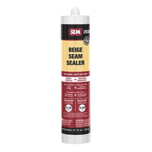 SEM 29382 1K Beige Seam Sealer, 10.1 oz Tube