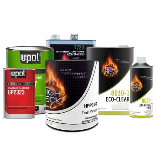 Complete Paint, Primer, and Clearcoat Gallon Kit, Frost White GM 8624