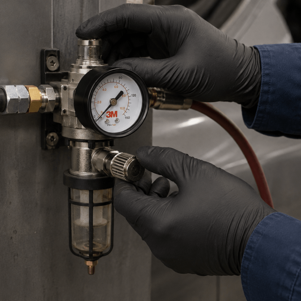 Accuspray™ 16573 1/4 in Regulator and Air Flow Control Valve