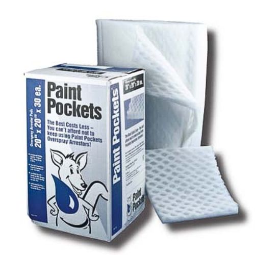 AFC PPW2020 Paint Pocket Booth Filter, 20x20x1.5 in, Case of 30