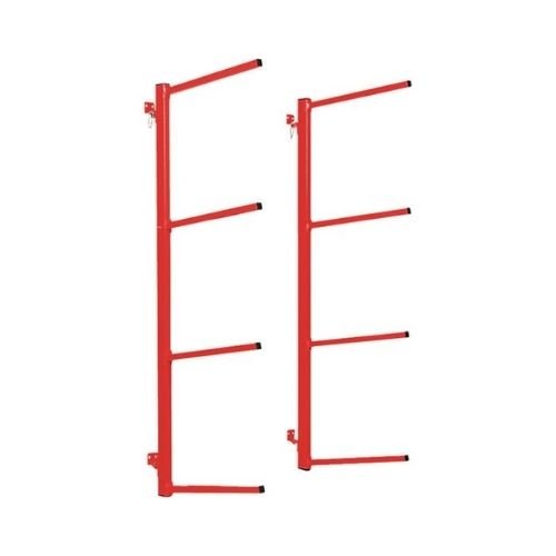 ATD 6578 Wall Mounted Bumper Rack, 4-Bumper Capacity
