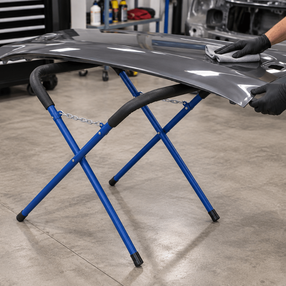 ATD 7811 500 lb Capacity Folding Work Stand - Blue