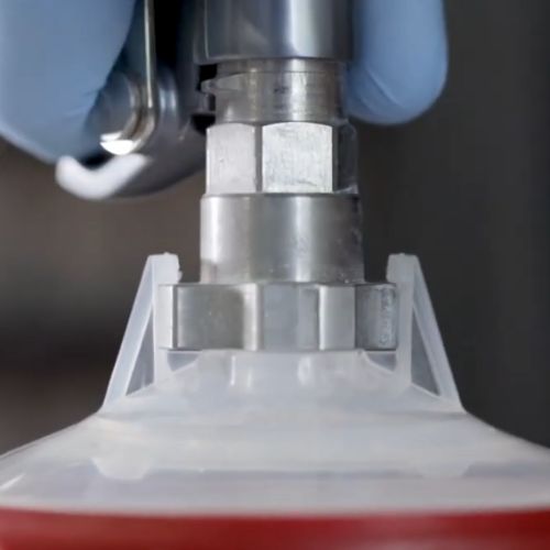 CTW CSA-4 Stainless Steel Paint Cup Adapter for Iwata Sprayers