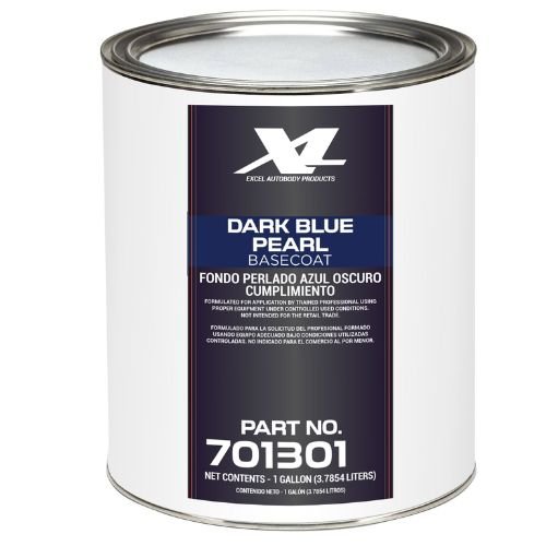 Dark Blue Pearl Basecoat Paint Ford DX, Gal, Excel 701301