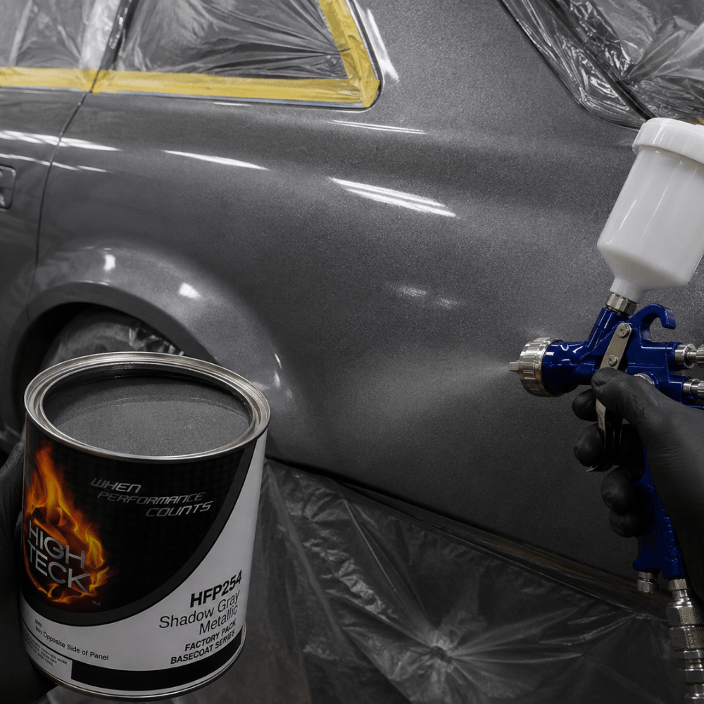 Dark Shadow Gray Metallic Ford CX Basecoat Paint, Gallon