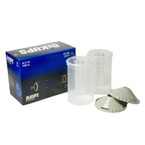 DevilBiss DeKups DPV-608 34 oz Hard Cup and Lid Holder, 2 pc