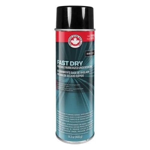 DOMINION Low VOC Paintable Black Rubberized Undercoating, 14.3 oz