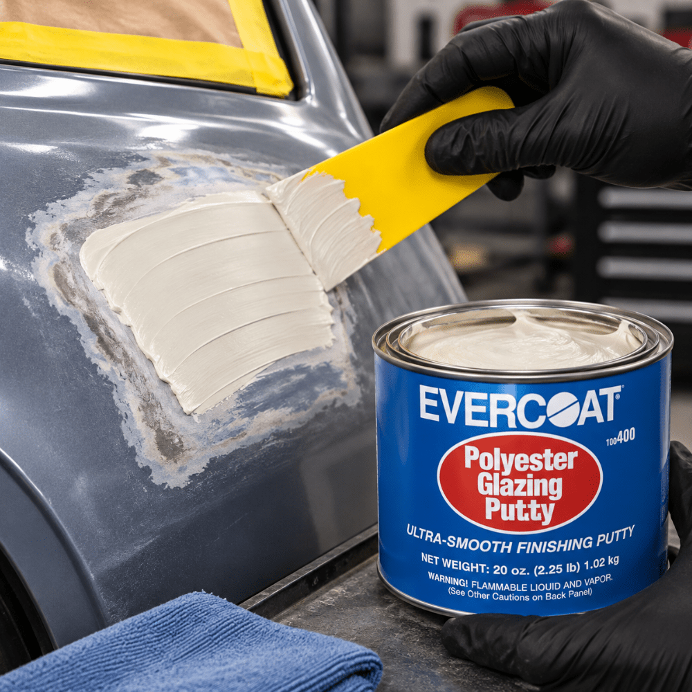 EVERCOAT® 100400 Polyester Glazing Putty, 20 oz Can, White
