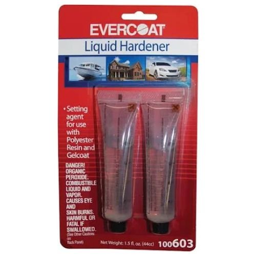 EVERCOAT® 100603 MEKP Liquid Hardener, (2) 1.5 oz Tubes