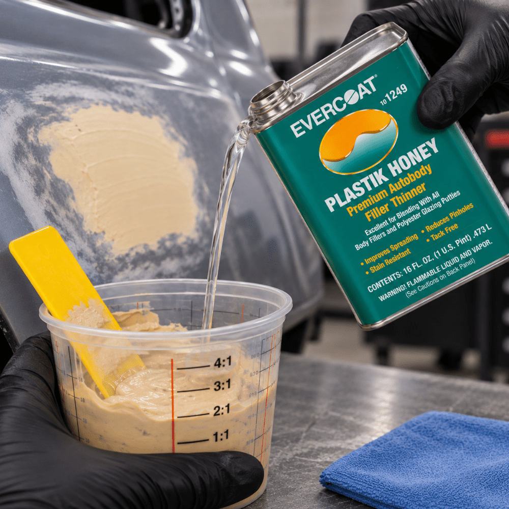 EVERCOAT® 101249 Plastic Honey Filler Thinner, Pint