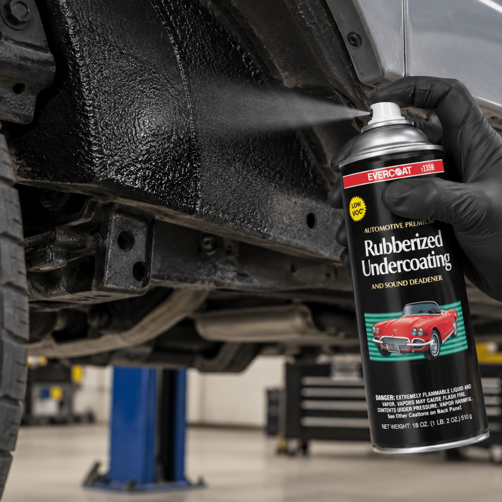 EVERCOAT® 101348 Low VOC Rubberized Black Undercoating, 18 oz can