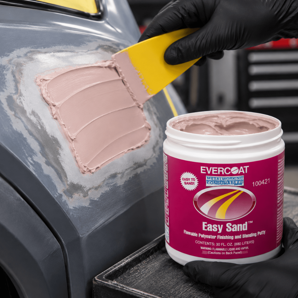 EVERCOAT EASY SAND 421 Flowable Finishing Putty, 30 oz Pump