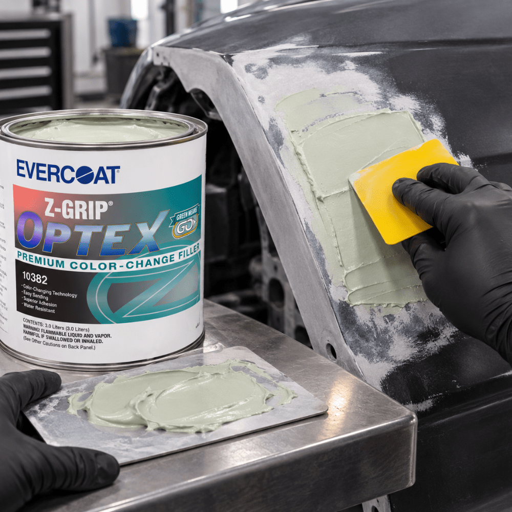 EVERCOAT Z-GRIP Optex 382 Lightweight Body Filler, 3 L Can