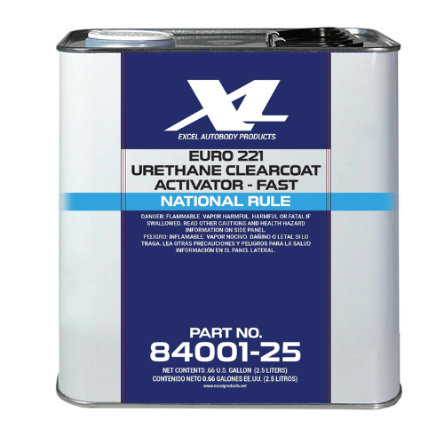Excel 84001 Fast Activator for 84000 Clearcoat, 2.5 Liter