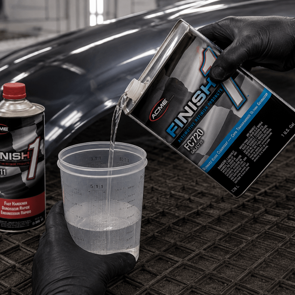 Finish 1 Acme FC720 4:1 Ultimate Clearcoat + FH611 Fast Hardener Kit