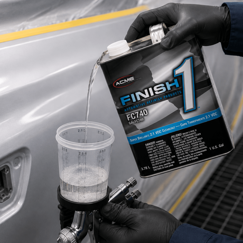 Finish 1 Acme FC740 2.1 VOC 4:1 Super Brillante Clearcoat Gallon