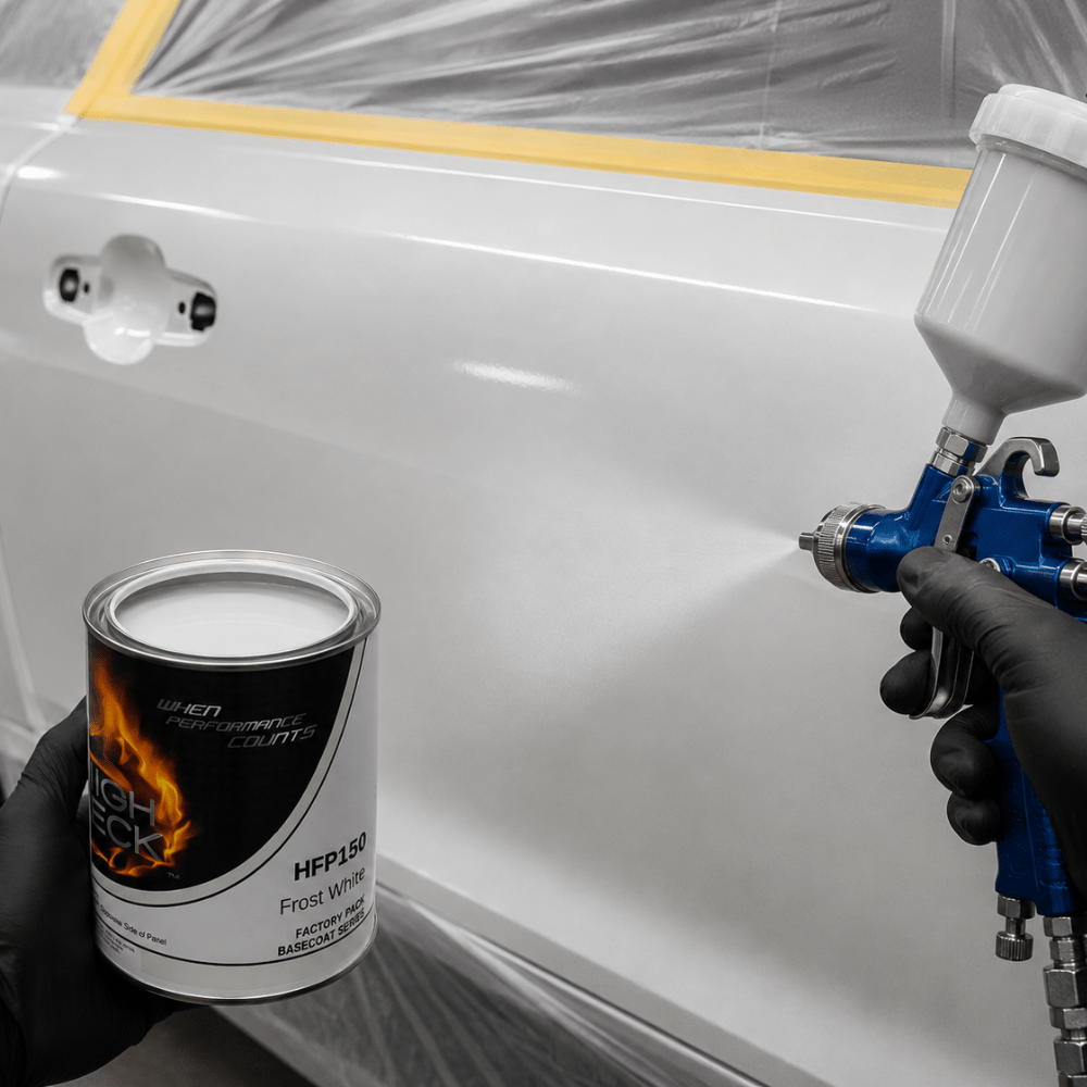 Frost White GM WA-8624 Basecoat Paint, Quart, High Teck HFP150