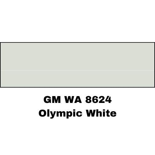 Frost White GM WA-8624 Basecoat Paint, Quart, High Teck HFP150