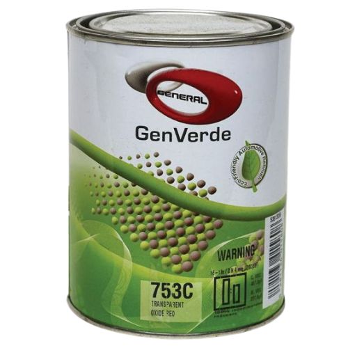 GenVerde 753C Transparent Oxide Red Toner, 1 Liter