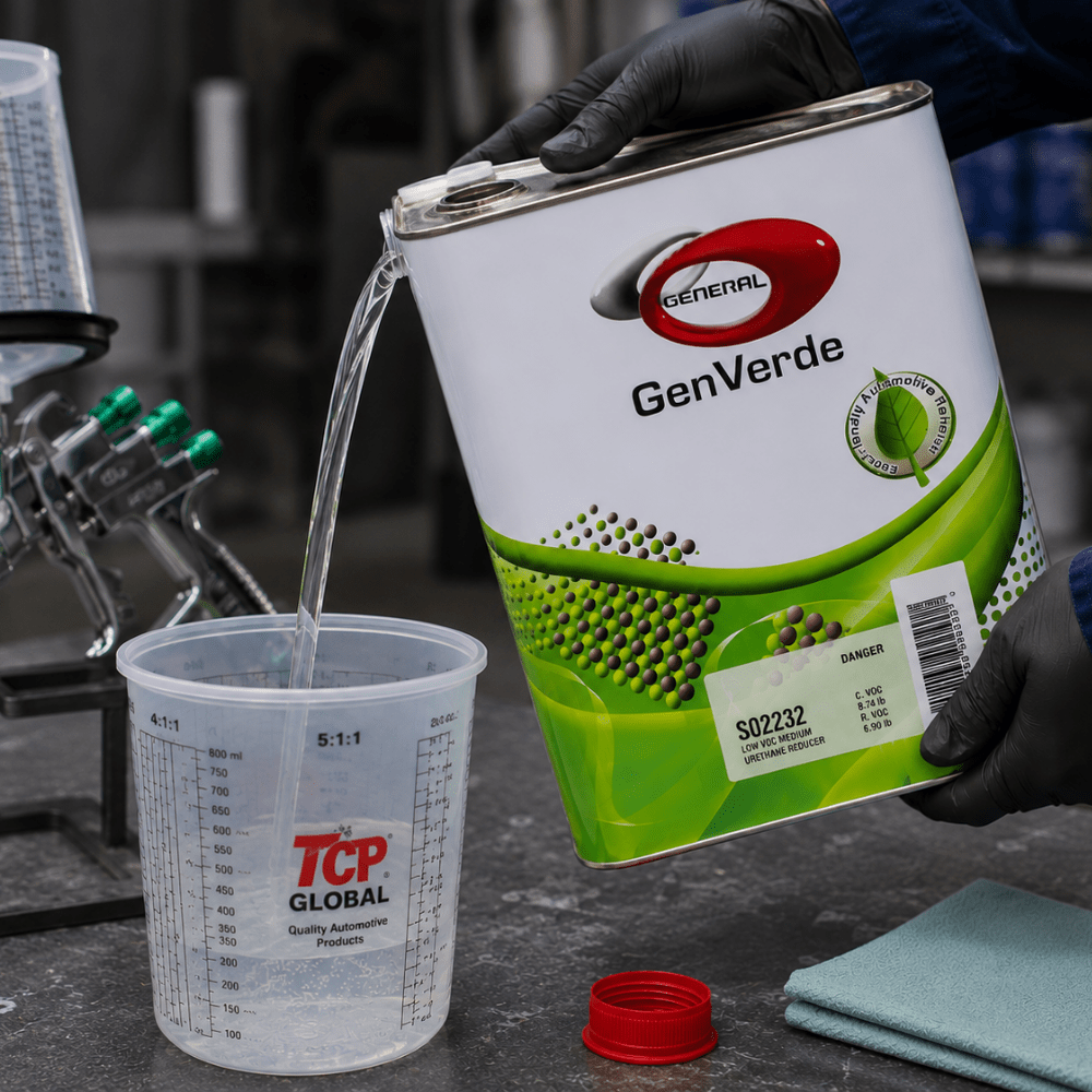 GenVerde S02232 Low VOC Medium Urethane Reducer, 1 gal