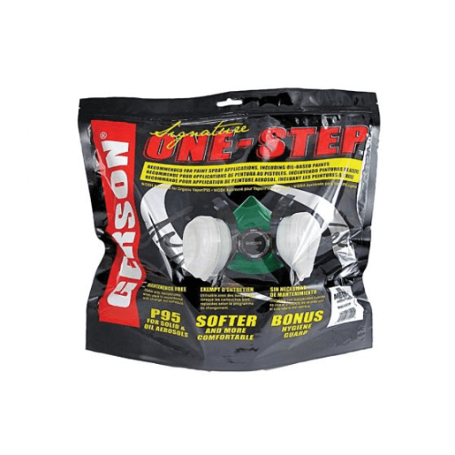 GERSON Signature One Step 8211P P95 Half-Mask Respirator, Medium