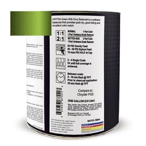 Green With Envy Chrysler PGE Basecoat Paint, Gallon, High Teck