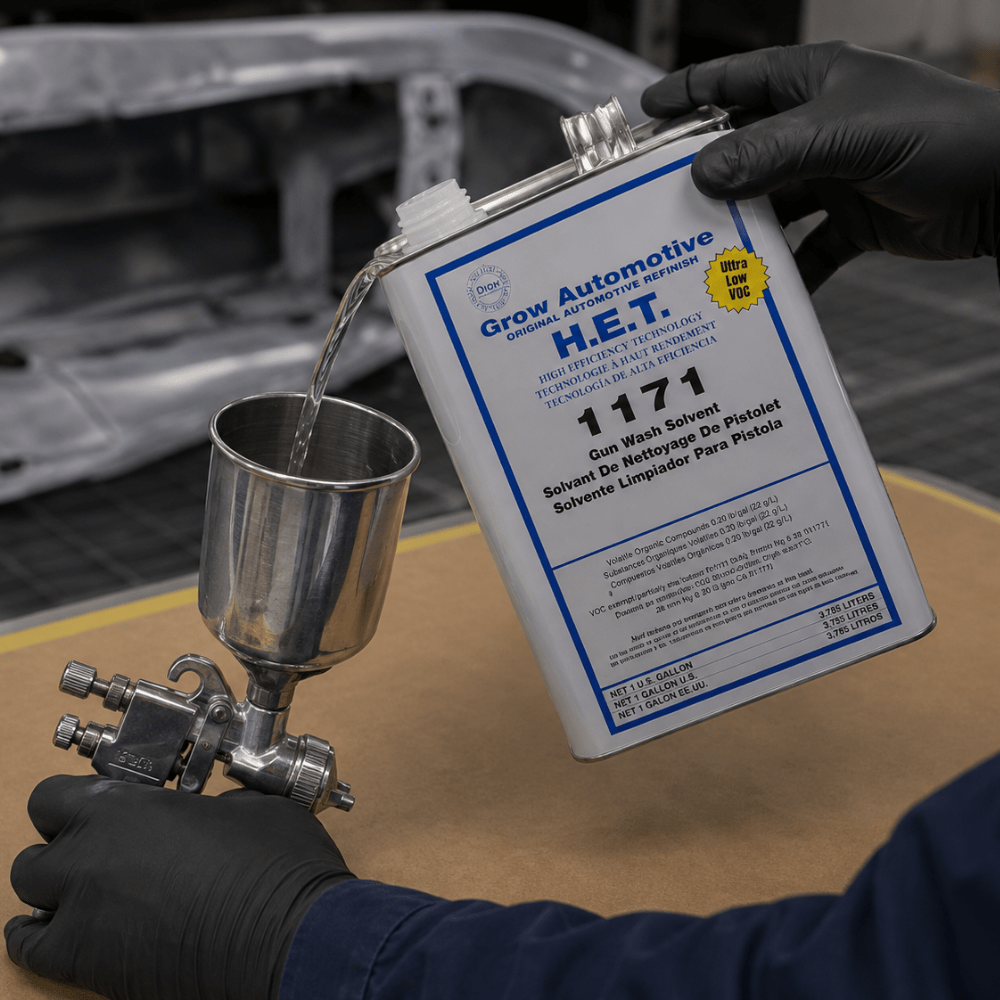 Grow Automotive 1171-1 Ultra Low VOC Paint Cleanup Solvent, 1 gal