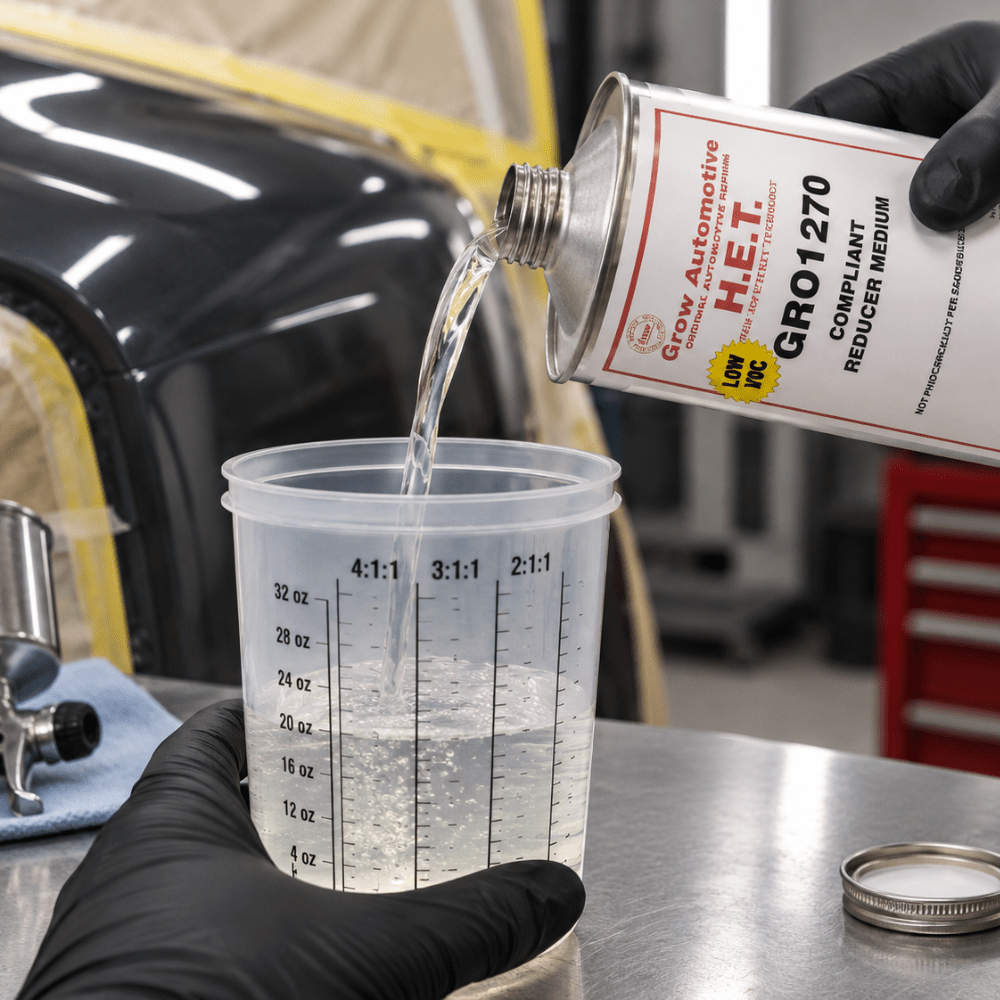 Grow Automotive 1270 Medium Zero VOC Urethane Reducer, Qt