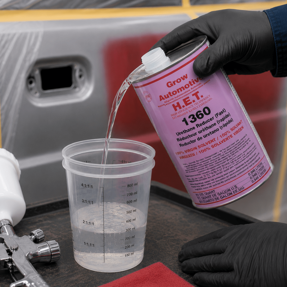 Grow Automotive 1360 Fast Urethane Reducer, Quart
