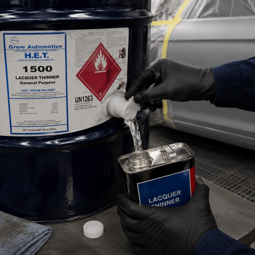 Grow Automotive 1500 Lacquer Thinner, 53 Gal Drum