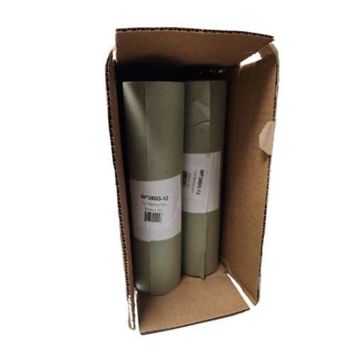 High Teck 12 in x 180 ft Green Masking Paper Hand Roll, Box of 12