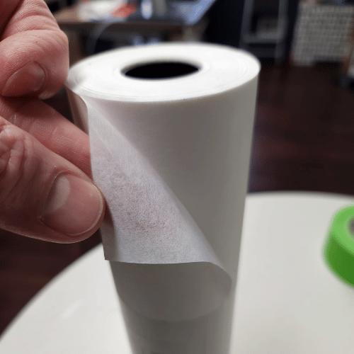 High Teck 12 in x 180 ft White Waterborne Masking Paper Hand Roll