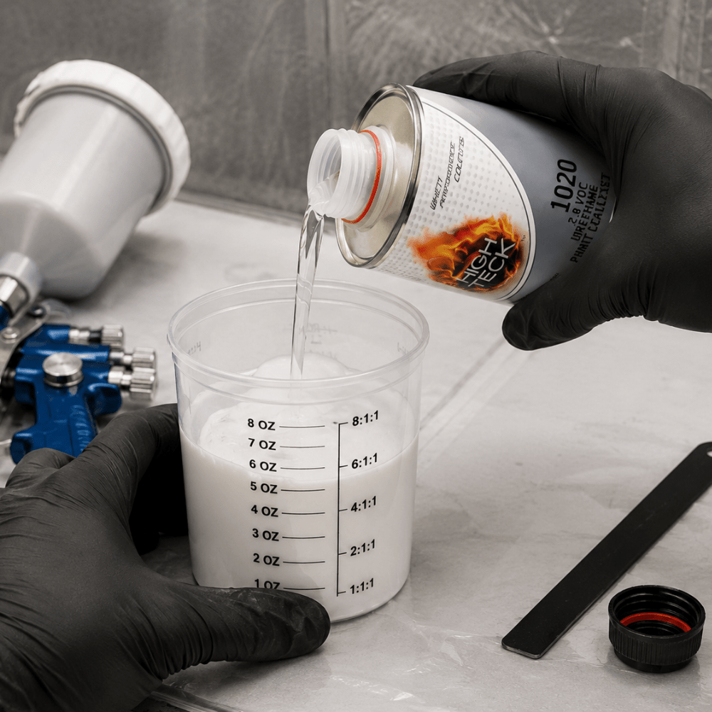 High Teck 2.8 VOC Urethane Paint Hardener, 8 oz