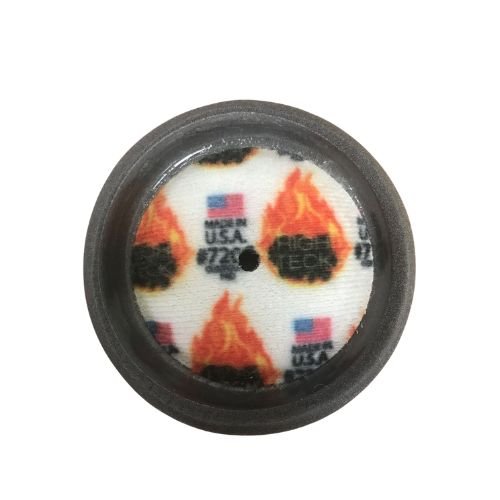 High Teck 3 Inch Dia Black Foam Finishing Buffing Pads, 2 pk