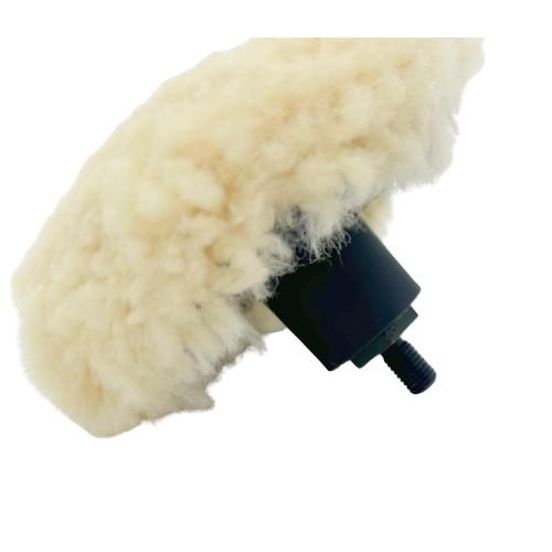 High Teck 3 Inch Dia Wool and Foam Buffing Pad Kit, 6 pc