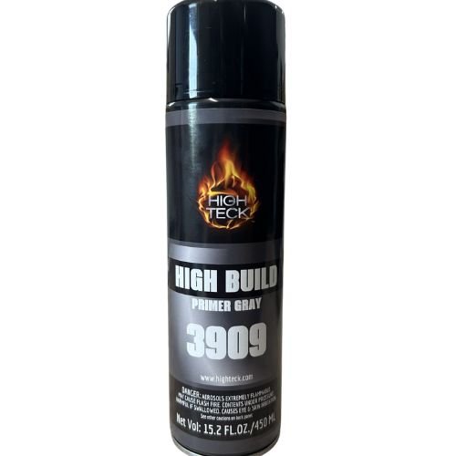 High Teck 3909 High Build Lacquer Primer Gray, 15 oz Aerosol