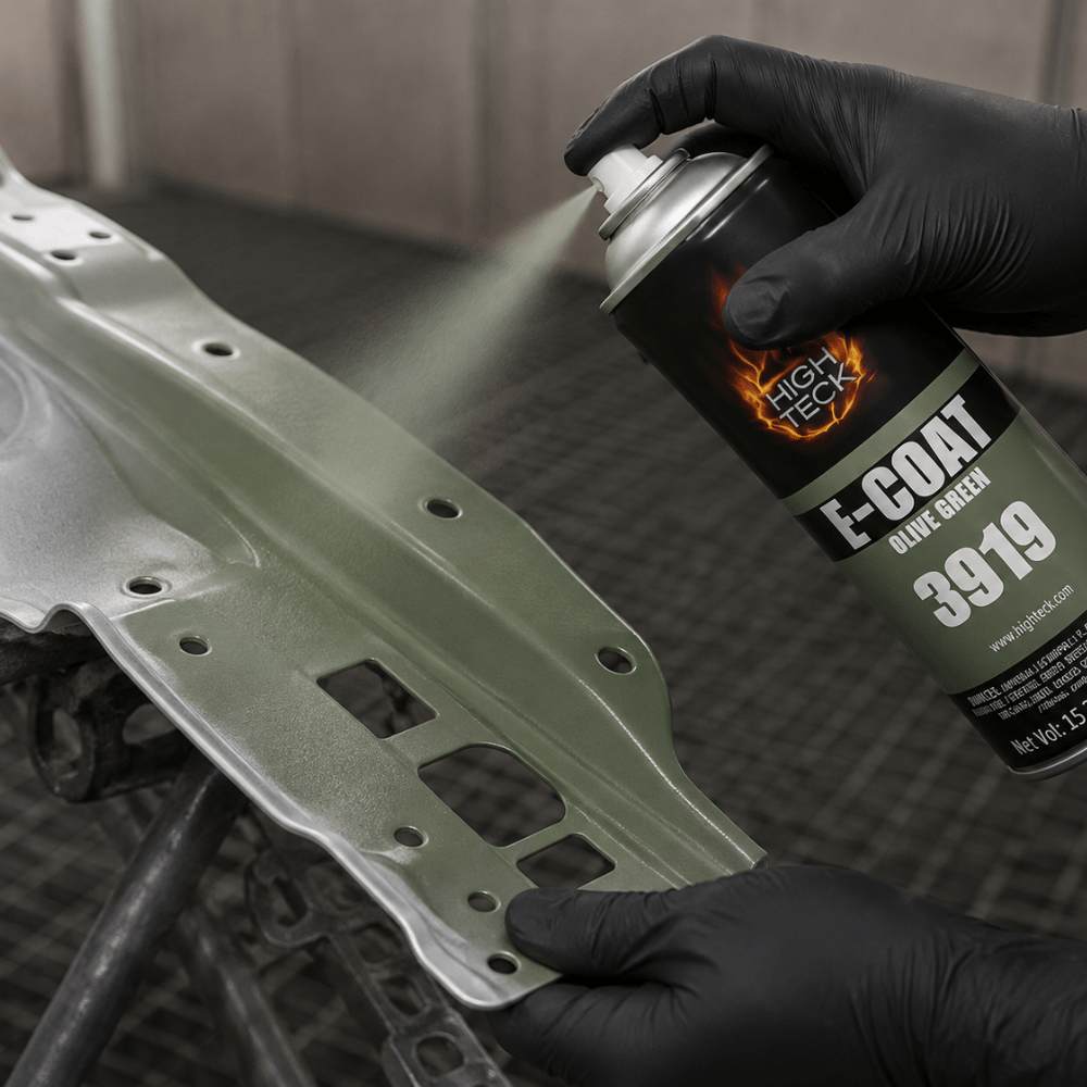 High Teck 3919 Olive Green E-COAT DTM Primer , 15 oz Aerosol