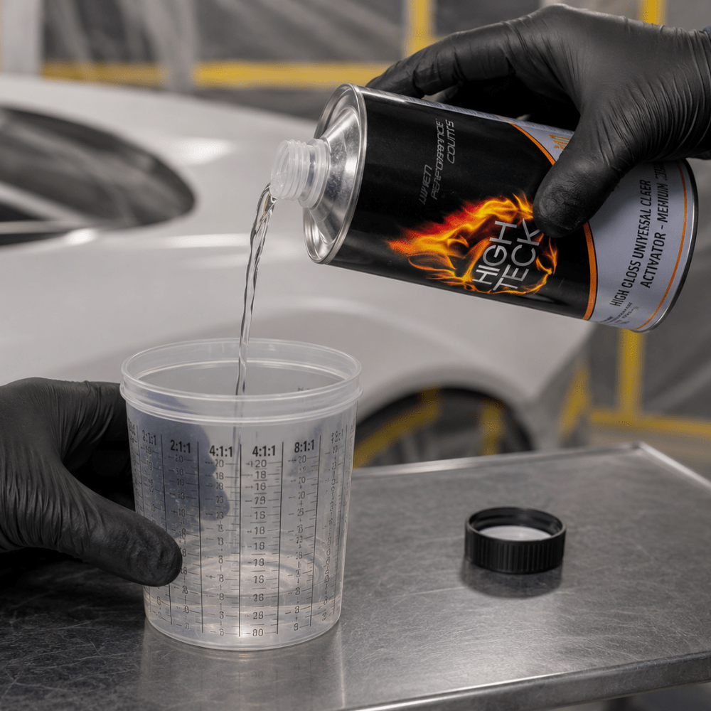 High Teck 7102 Medium Activator for use with Clearcoats, qt