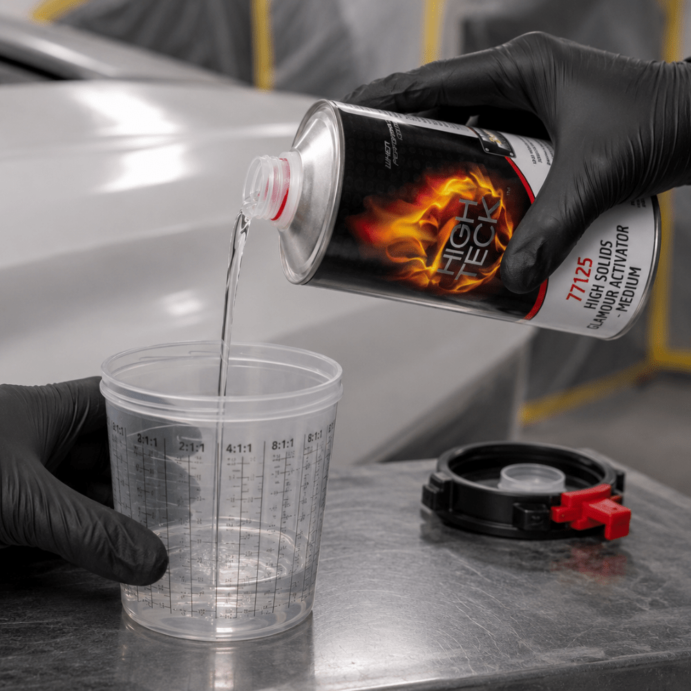 High Teck 77150 Medium Activator for use with 77125 Clearcoat, qt